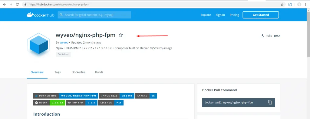 docker hub nginx