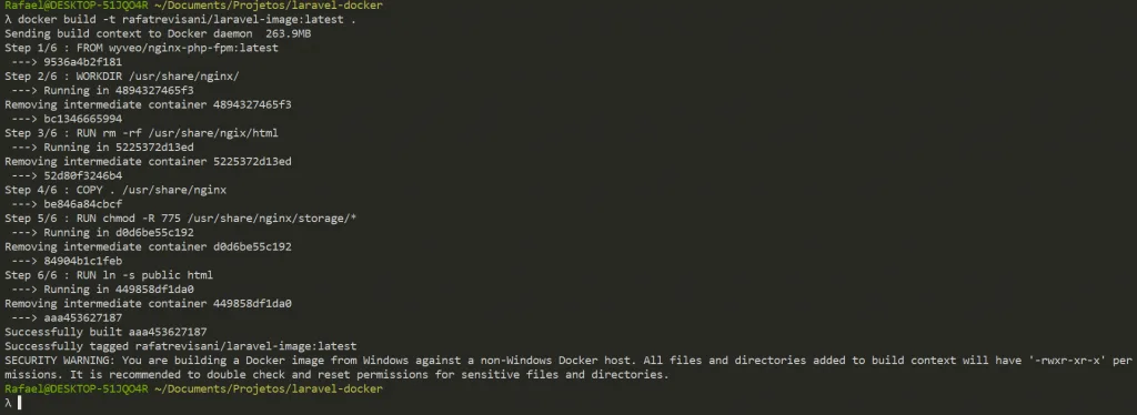 docker build